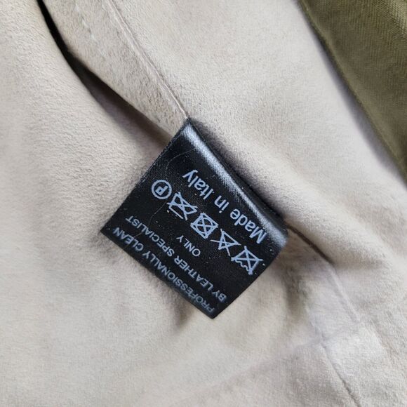 Todd Snyder Italian Suede Snap Dylan Jacket Sand Beige Size S NWT $998 *Flaw - Picture 10 of 14